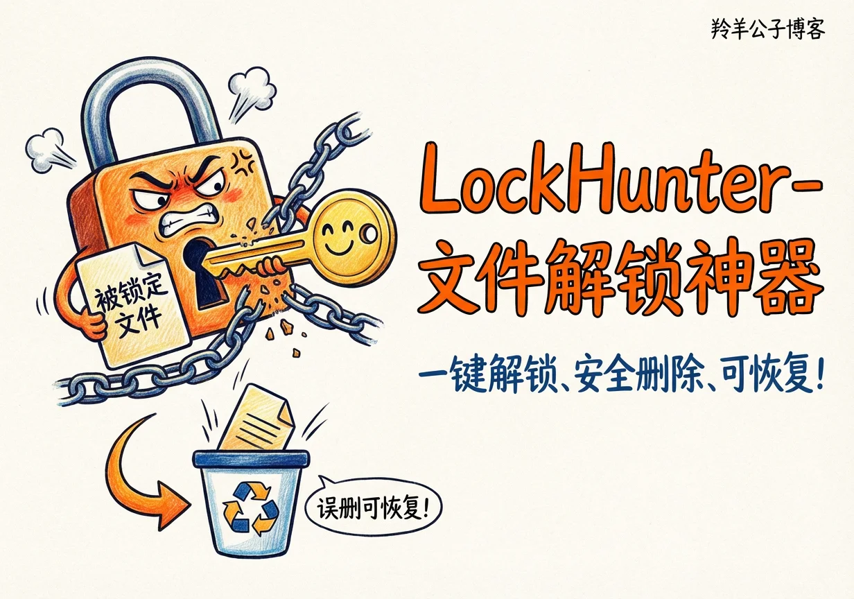 LockHunter文件解锁工具-羚羊公子博客