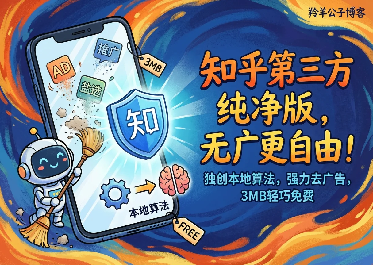 Zhihu++第三方体积超小的知乎-羚羊公子博客