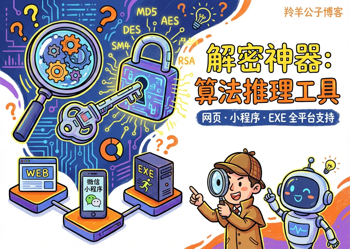 算法推理工具v2.0通杀标准加密库教程-羚羊公子博客